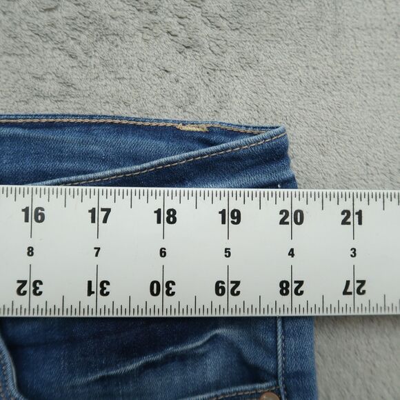 KanCan Jeans Women's Size 3XL Blue Mid-Rise Skinny Denim 29.5" Inseam Distressed - Picture 2 of 14